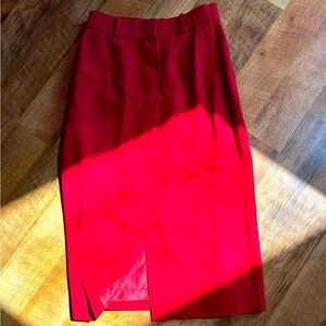 Chloe Vintage 80’s‎ Red Wool pencil skirt